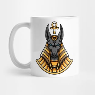 Anubis And Ankh Mug